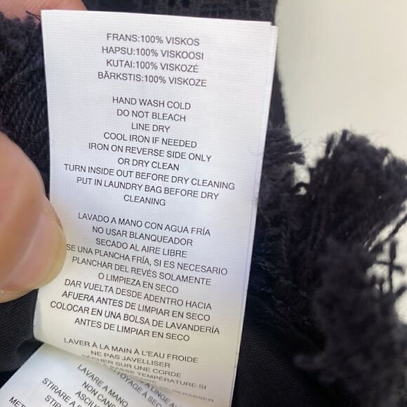 Cropped Blouse With Inset Lace And Fringe Detail By Michael Kors - Picture 6 of 8